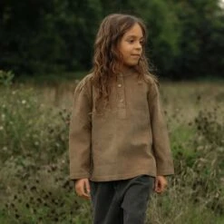 Larch Shirt - Cotton Corduroy - Mole -Mama Owl mamaowl siskin LarchShirt CottonCorduroy Mole 1 DSC 1376