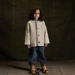 Mountain Jacket - Boiled Merino Wool - Sand -Mama Owl mamaowl siskin MountainJacket BoiledMerinoWool Sand mamaowlOct280573