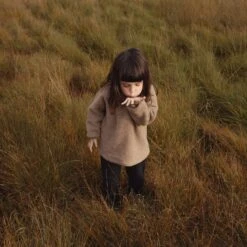 Puffin Baby & Kids Sweater - Merino Wool Fleece - Driftwood 12 Puffin Baby & Kids Sweater - Merino Wool Fleece - Driftwood -Mama Owl mamaowl siskin PuffinBaby KidsSweater MerinoWoolFleece Driftwood L1350372