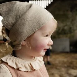 Swan Baby & Kids Scarf - Linen - Natural -Mama Owl mamaowl siskin SwanBaby KidsScarf Linen Natural L1510935