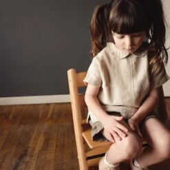 Willow Blouse - Linen - Natural -Mama Owl mamaowl siskin WillowBlouse Linen Natural RowanShorts Linen Timber L1520163