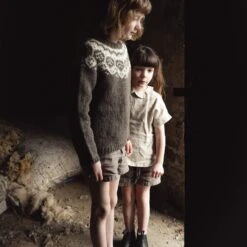 Norse Sweater - Donegal Wool - Granite -Mama Owl mamaowl siskin WillowBlouse Linen Natural RowanShorts Linen Timber L1520217 d955e20d da52 44ab b795 c679570bee48