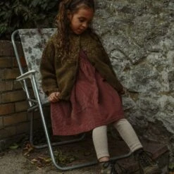 Aspen Dress - Cotton Corduroy - Cedar -Mama Owl mamaowl siskin aspen dress cedar DSC 2064 2