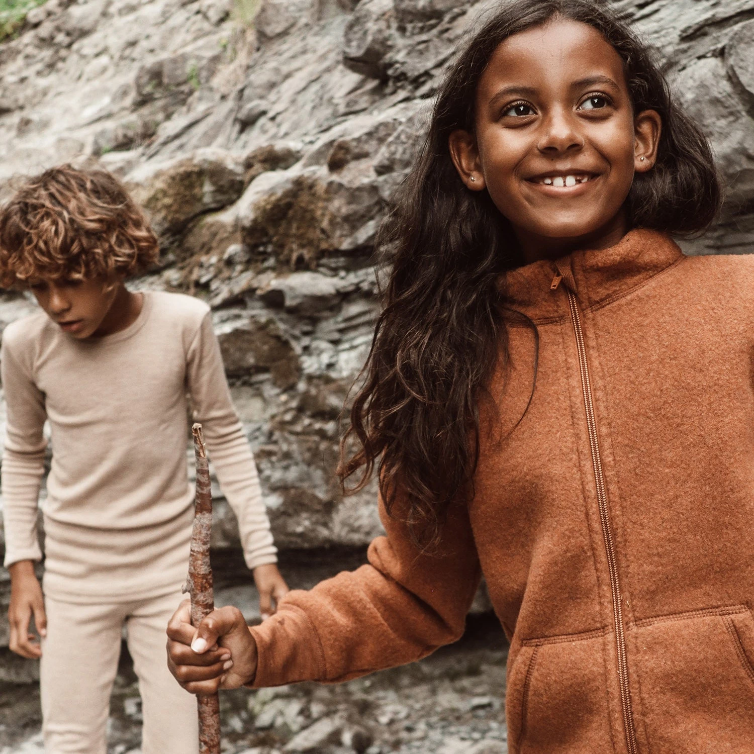 Kite Jacket - Merino Wool Fleece - Deep Rust 9 Kite Jacket - Merino Wool Fleece - Deep Rust - Image 7