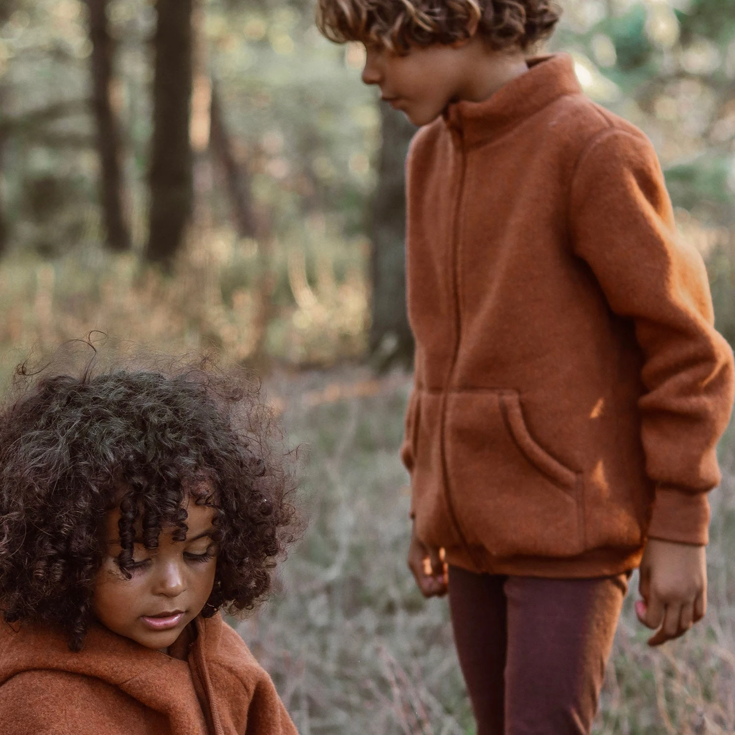 Kite Jacket - Merino Wool Fleece - Deep Rust 10 Kite Jacket - Merino Wool Fleece - Deep Rust - Image 8