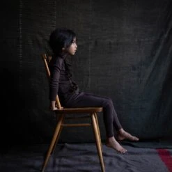 Finch Leggings - Merino Wool - Bark -Mama Owl mamaowl siskin heron finch bark siskin 231600