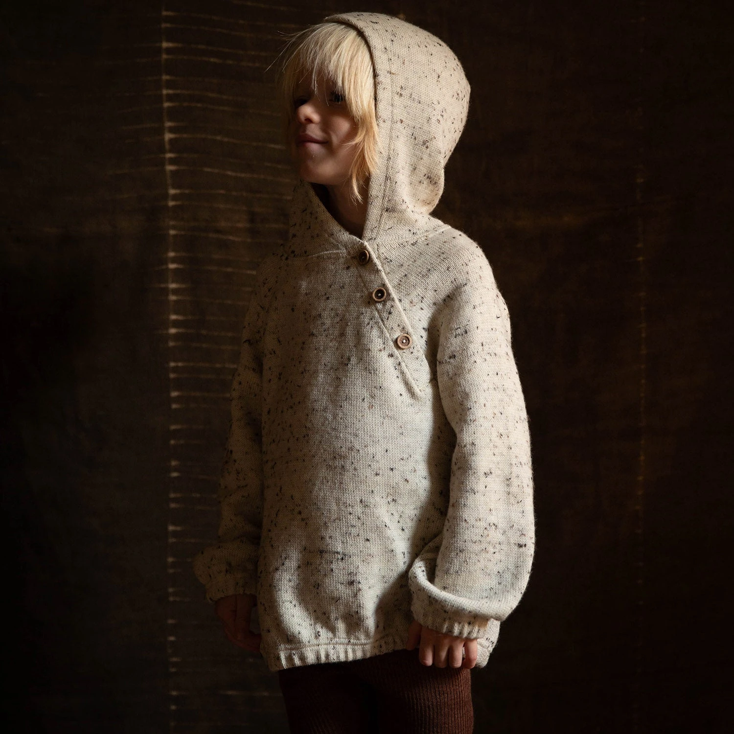 Plover Hoodie - Merino Wool Speckle - Quail 3 Plover Hoodie - Merino Wool Speckle - Quail