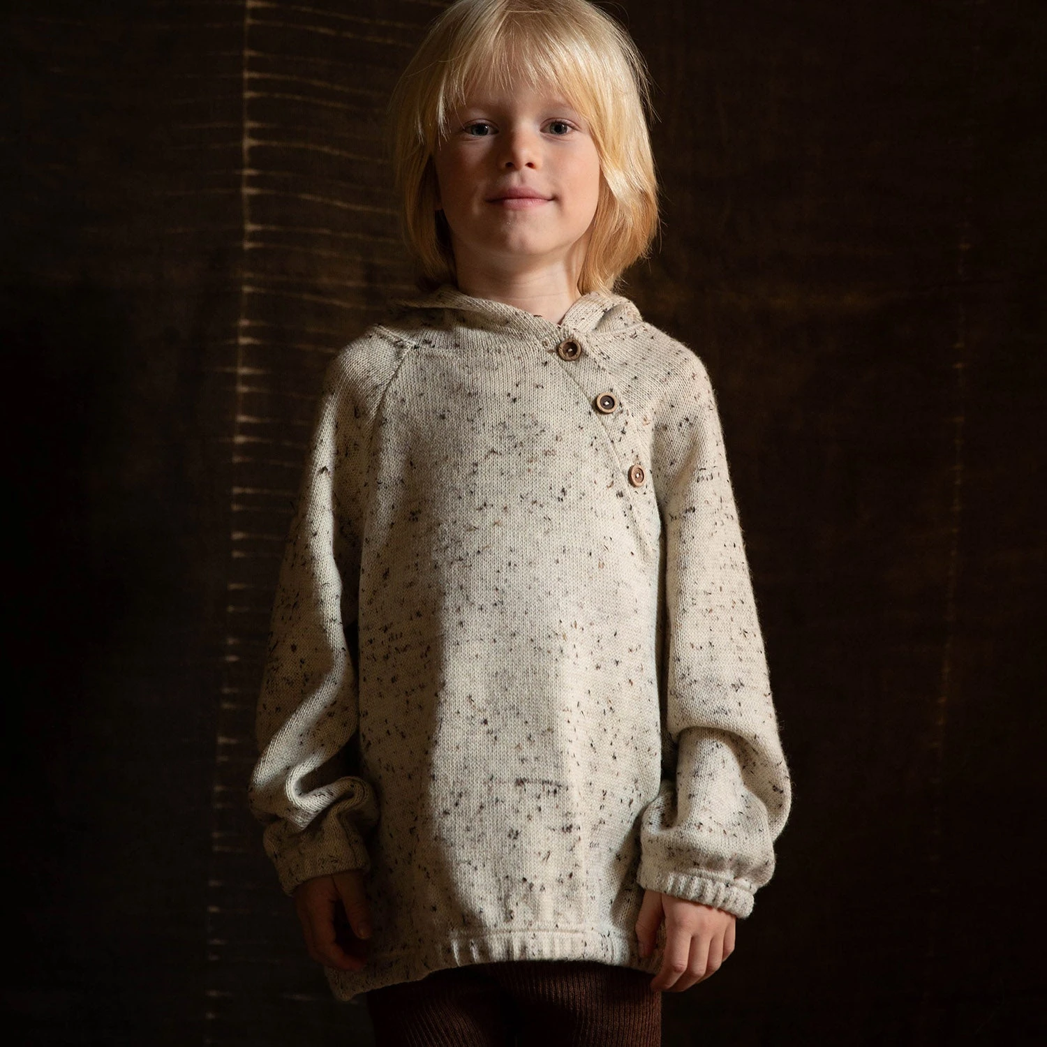 Plover Hoodie - Merino Wool Speckle - Quail 5 Plover Hoodie - Merino Wool Speckle - Quail - Image 3