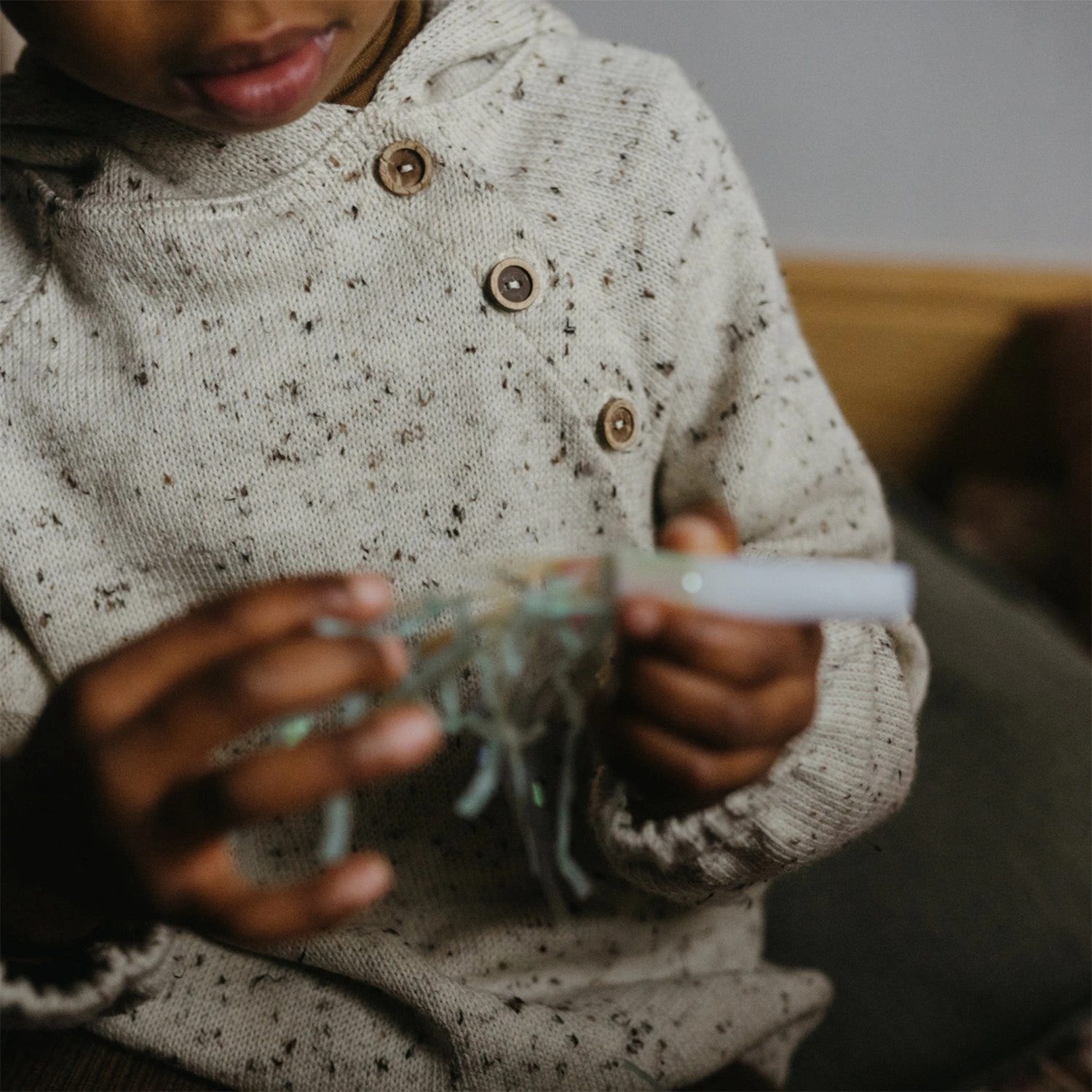 Plover Hoodie - Merino Wool Speckle - Quail 4 Plover Hoodie - Merino Wool Speckle - Quail - Image 2