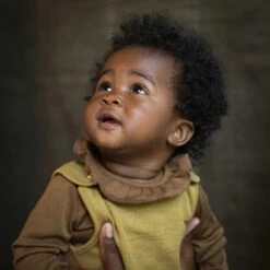 Ruff Baby Romper - Merino Wool & Silk - Pistachio 12 Ruff Baby Romper - Merino Wool & Silk - Pistachio -Mama Owl mamaowl 2023 siskin 8400