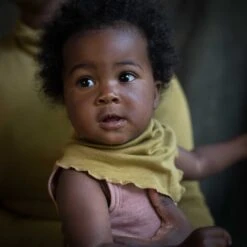 Swan Baby & Kids Bandana/Scarf - Merino Wool & Silk - Pistachio -Mama Owl mamaowl 2023 siskin 8960