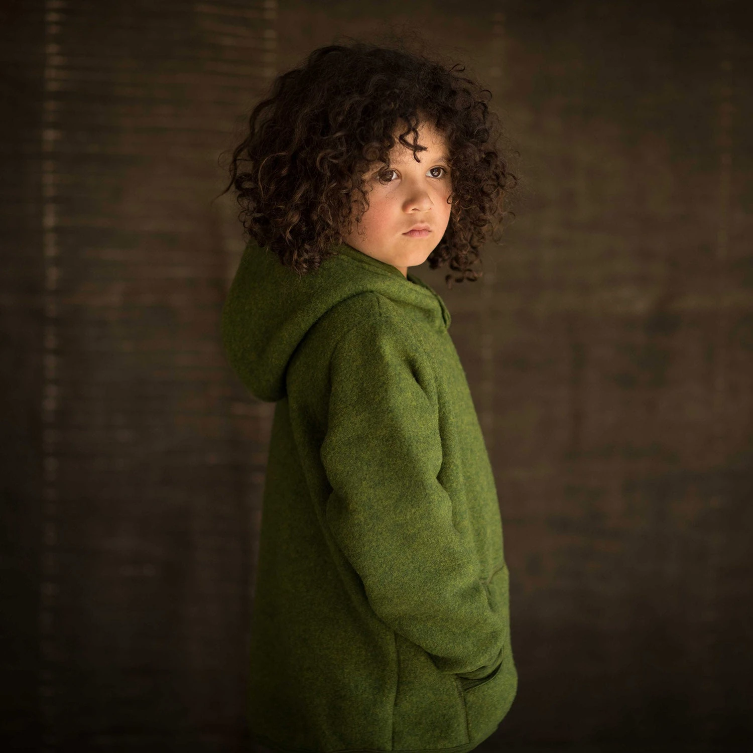 Hawk Jacket - Merino Wool Fleece - Forest 4 Hawk Jacket - Merino Wool Fleece - Forest - Image 2