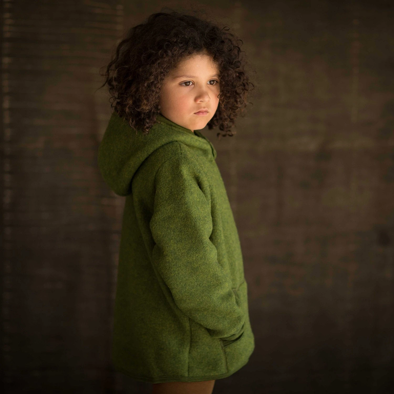 Hawk Jacket - Merino Wool Fleece - Forest 9 Hawk Jacket - Merino Wool Fleece - Forest - Image 7