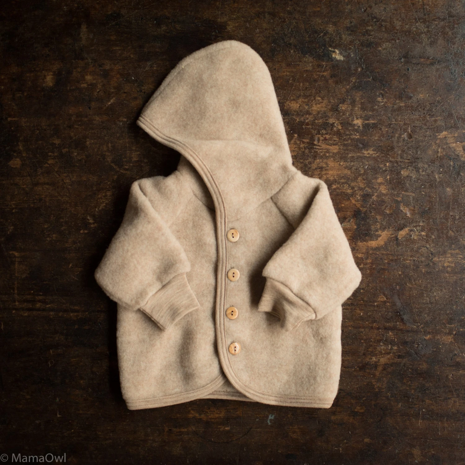 Tinker Baby & Kids Jacket - Merino Wool Fleece - Sandstorm 3 Tinker Baby & Kids Jacket - Merino Wool Fleece - Sandstorm
