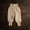 Barbet Baby & Kids Pants - Merino Wool Fleece - Sandstorm -Mama Owl mamaowl siskin 024