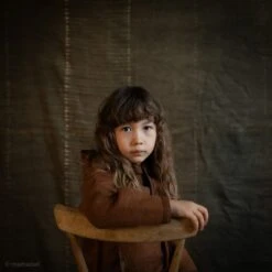 Baby & Kids Jacket - Boiled Merino Wool - Auburn -Mama Owl mamaowl siskin Baby KidsJacket BoiledMerinoWool Auburn auburn 2263