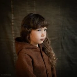 Baby & Kids Jacket - Boiled Merino Wool - Auburn -Mama Owl mamaowl siskin Baby KidsJacket BoiledMerinoWool Auburn auburn 2296