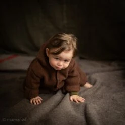 Pipit Baby & Kids Suit - Merino Wool Fleece - Squirrel -Mama Owl squirrel merino siskin 4304